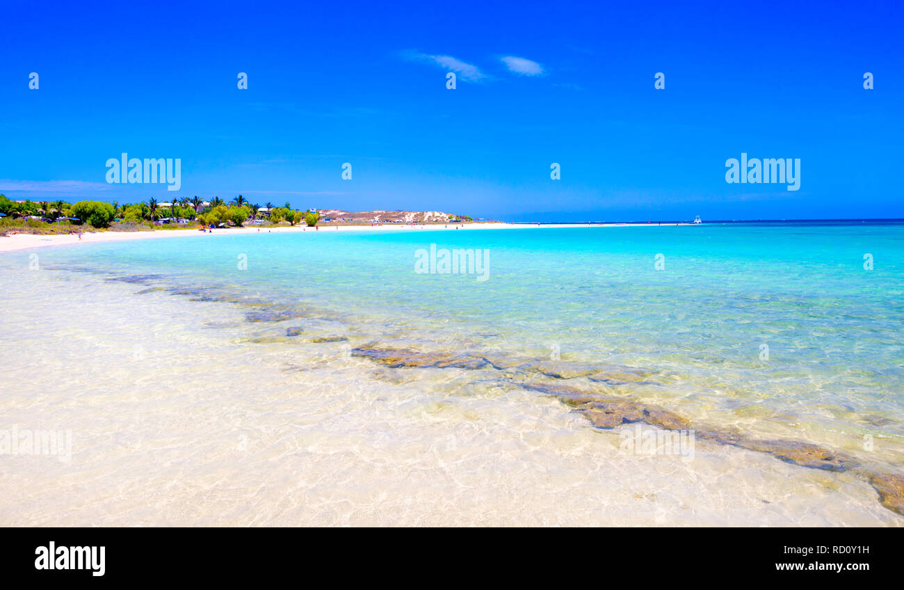 Coral Bay beach in Western Australia Stock Photo