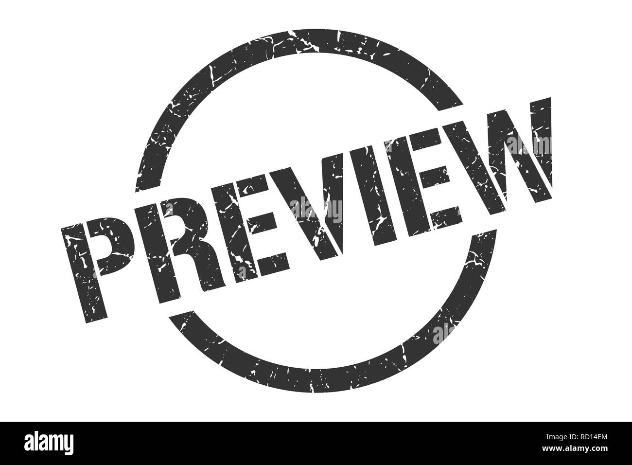 preview black round stamp Stock Vector