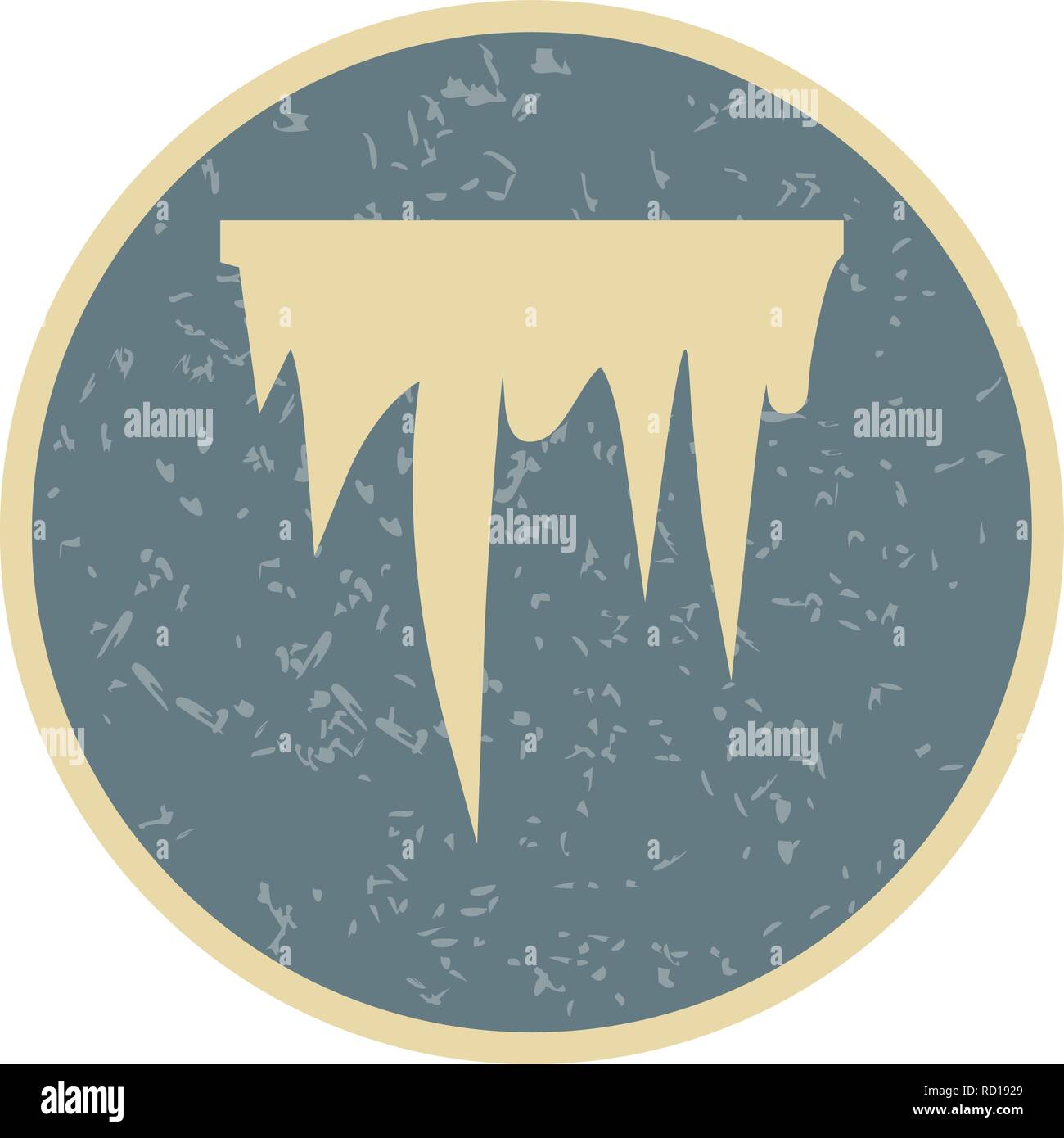 Icicle Vector Icon For Personal And Commercial Use............. Stock Vector