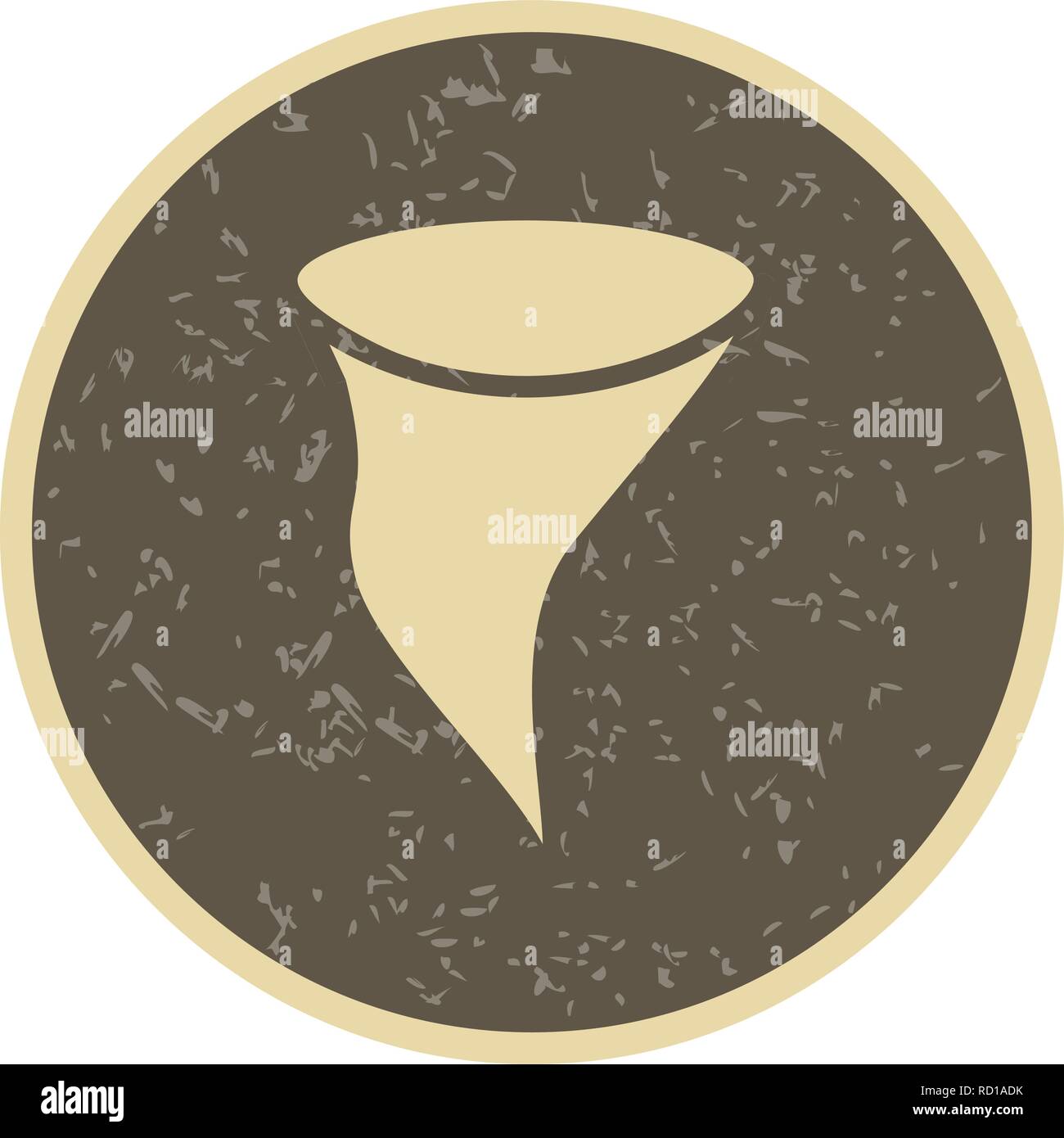 Tornado Vector Icon For Personal And Commercial Use............. Stock Vector