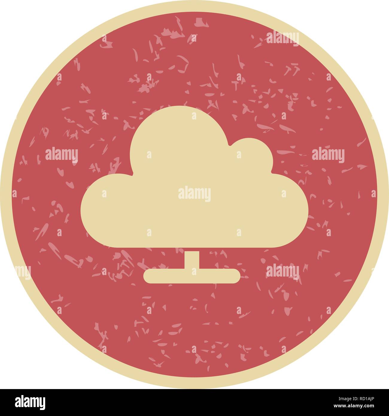 Cloud Computing Vector Icon For Personal And Commercial Use............. Stock Vector