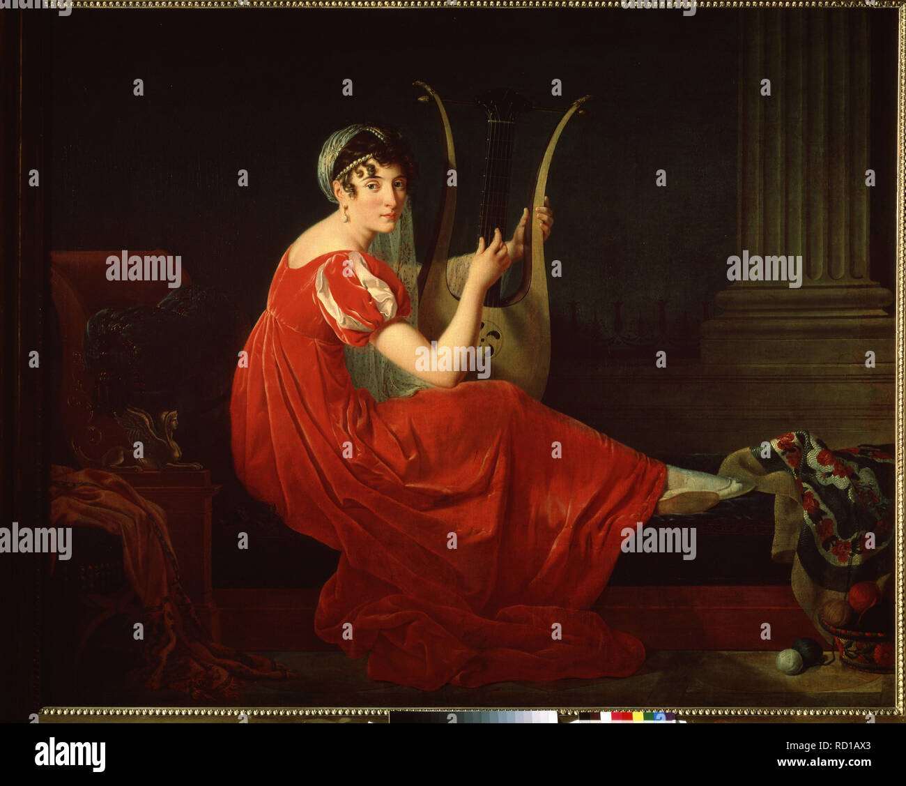 Portrait of mademoiselle riviere hi-res stock photography and
