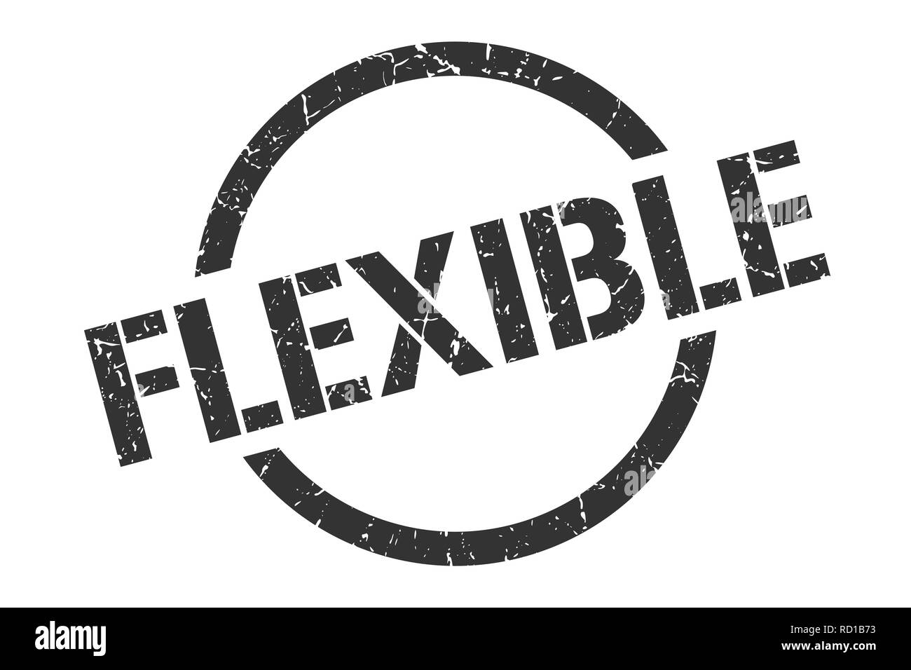 flexible black round stamp Stock Vector Image & Art - Alamy