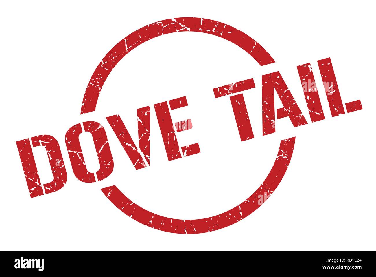 dove tail red round stamp Stock Vector Image & Art - Alamy
