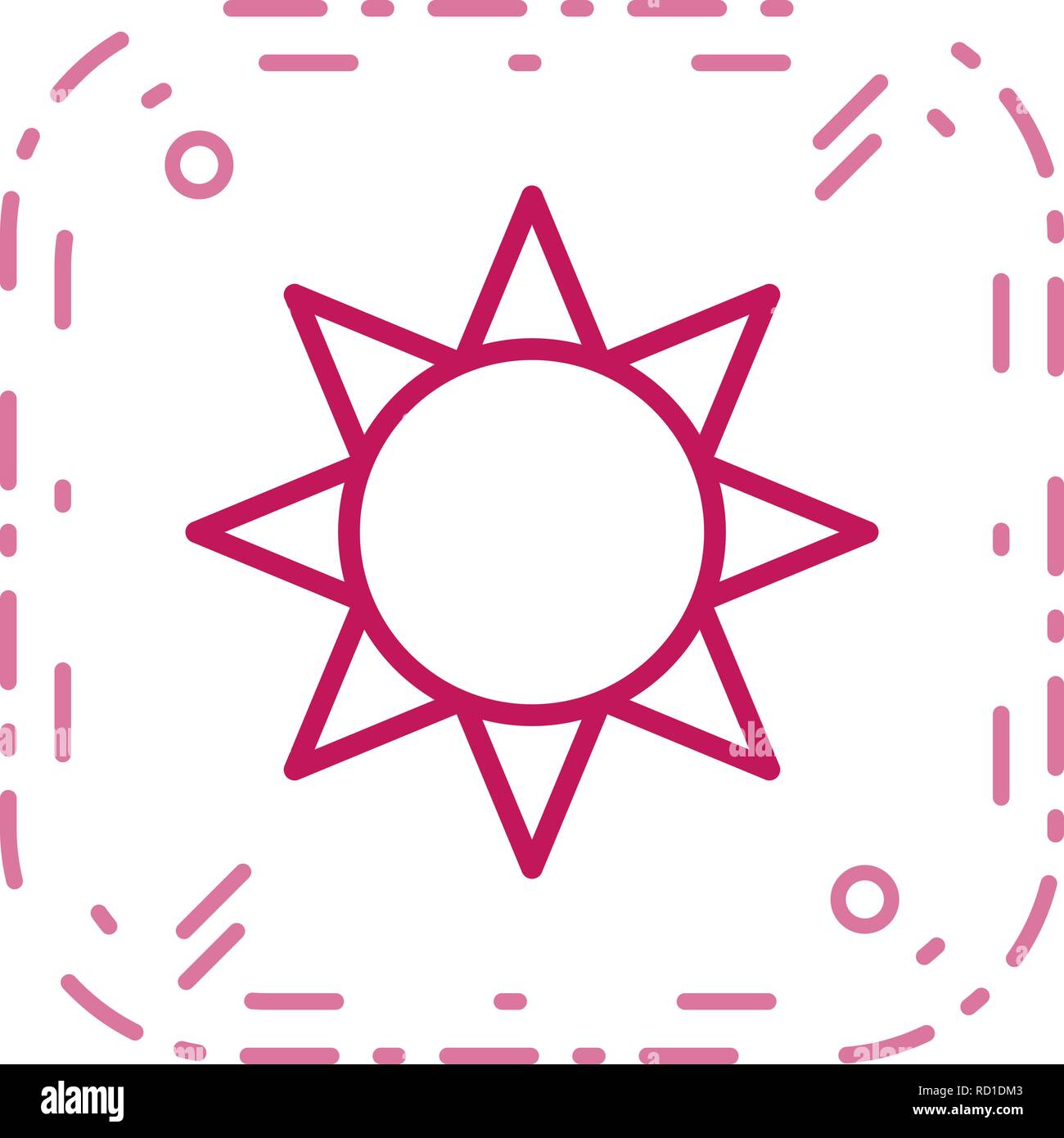 Brightness Vector Icon For Personal And Commercial Use............. Stock Vector