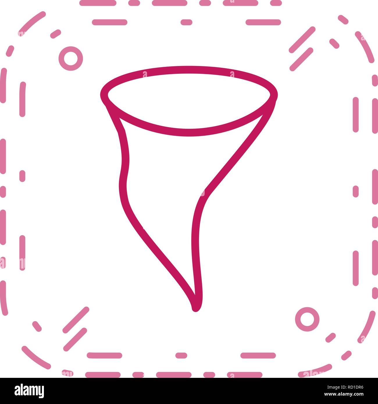 Tornado Vector Icon For Personal And Commercial Use............. Stock Vector