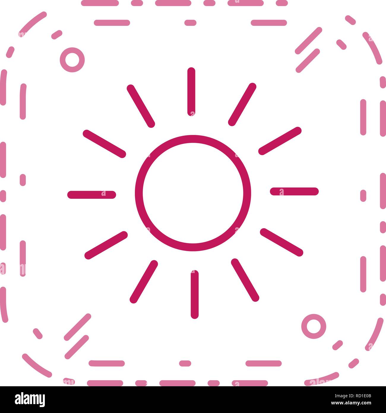 Sun Vector Icon For Personal And Commercial Use............... Stock Vector