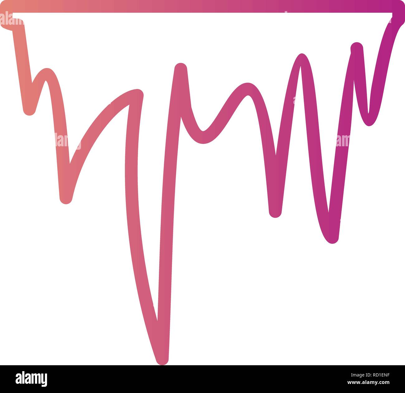 Icicle Vector Icon For Personal And Commercial Use............. Stock Vector