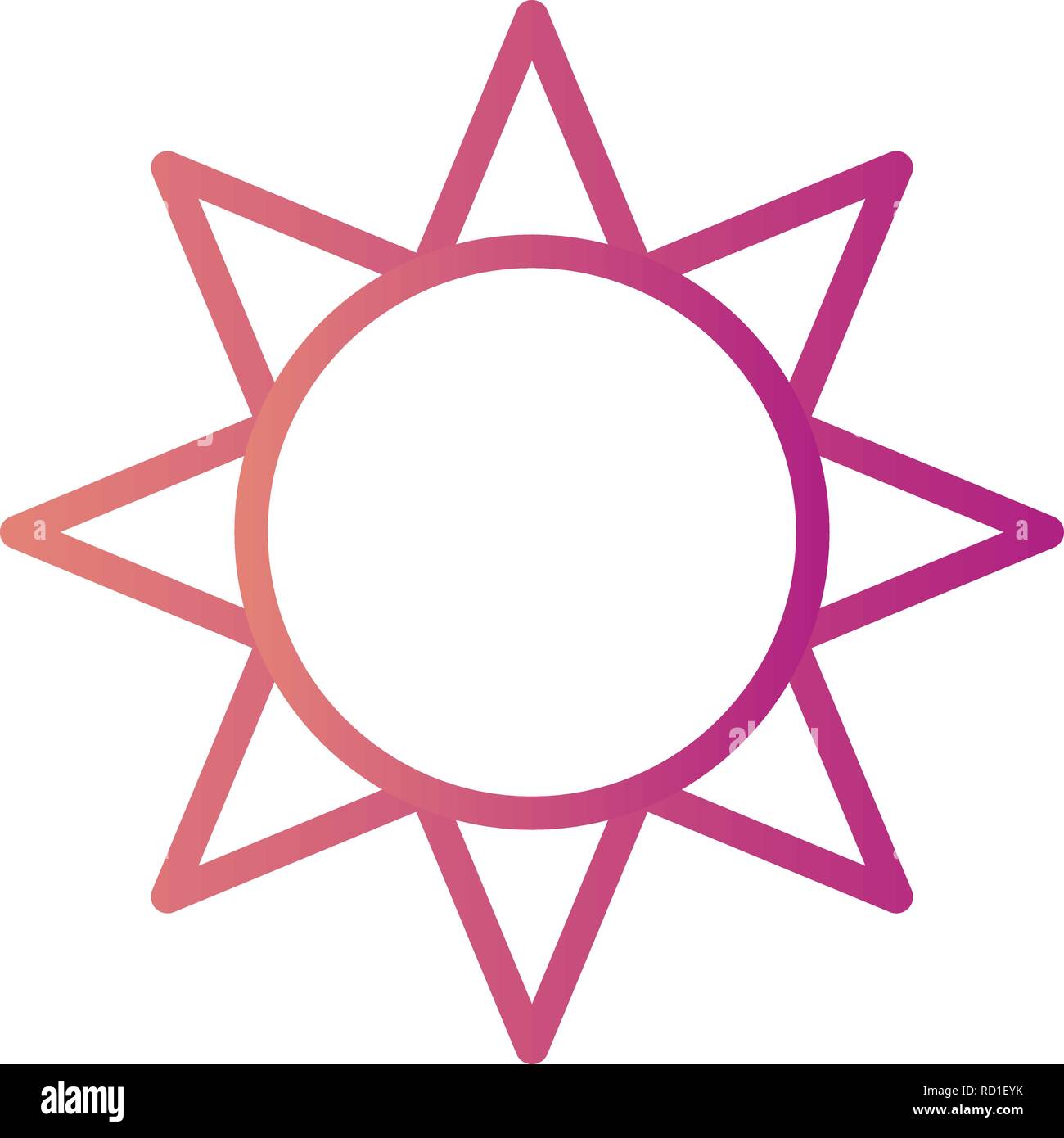 Brightness Vector Icon For Personal And Commercial Use............. Stock Vector