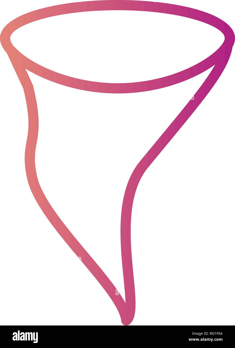 Tornado Vector Icon For Personal And Commercial Use............. Stock Vector
