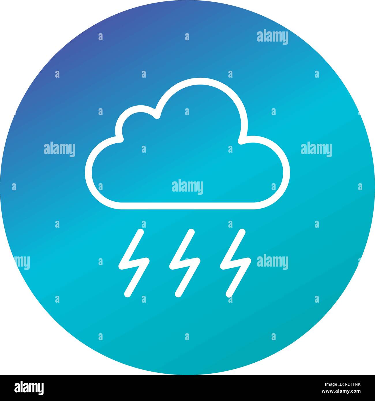 Storm Vector Icon For Personal And Commercial Use............. Stock Vector