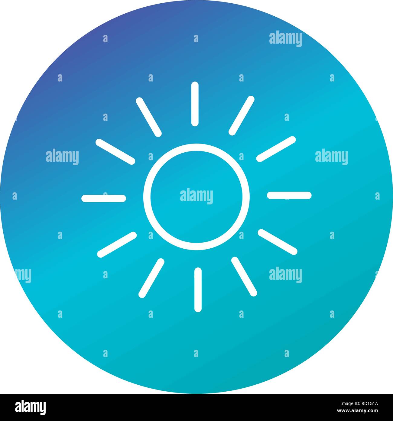 Sun Vector Icon For Personal And Commercial Use............... Stock Vector