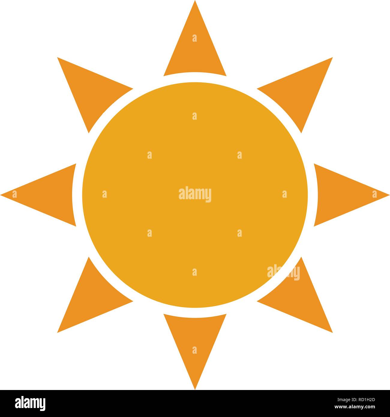 Brightness Vector Icon For Personal And Commercial Use............. Stock Vector