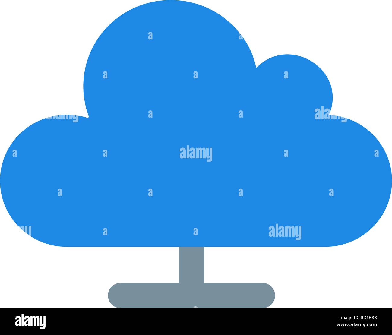 Cloud Computing Vector Icon For Personal And Commercial Use............. Stock Vector