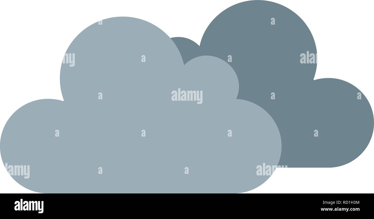Cloudy Vector Icon For Personal And Commercial Use Stock Vector Image ...