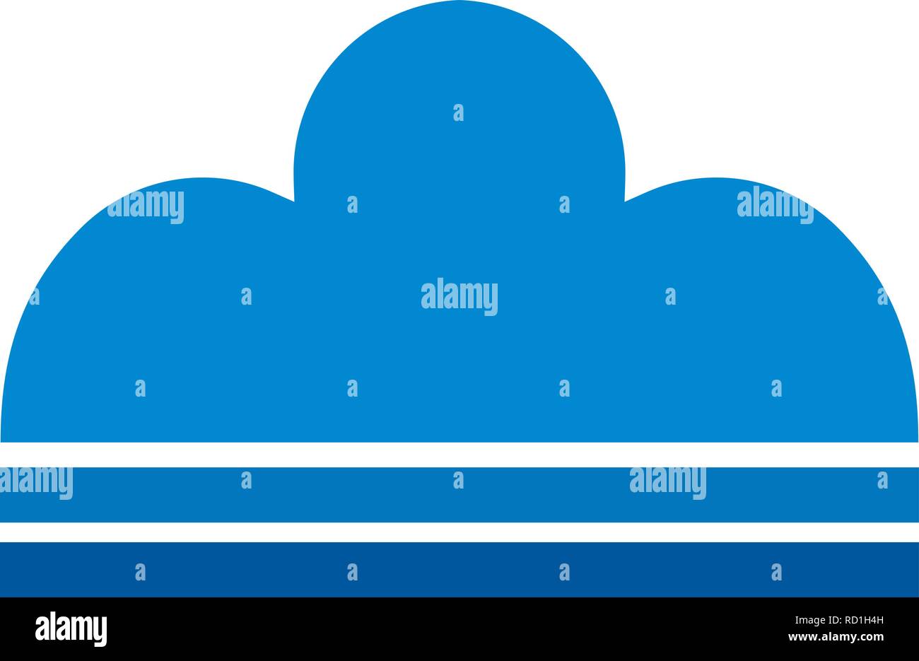 Fog Vector Icon For Personal And Commercial Use............. Stock Vector