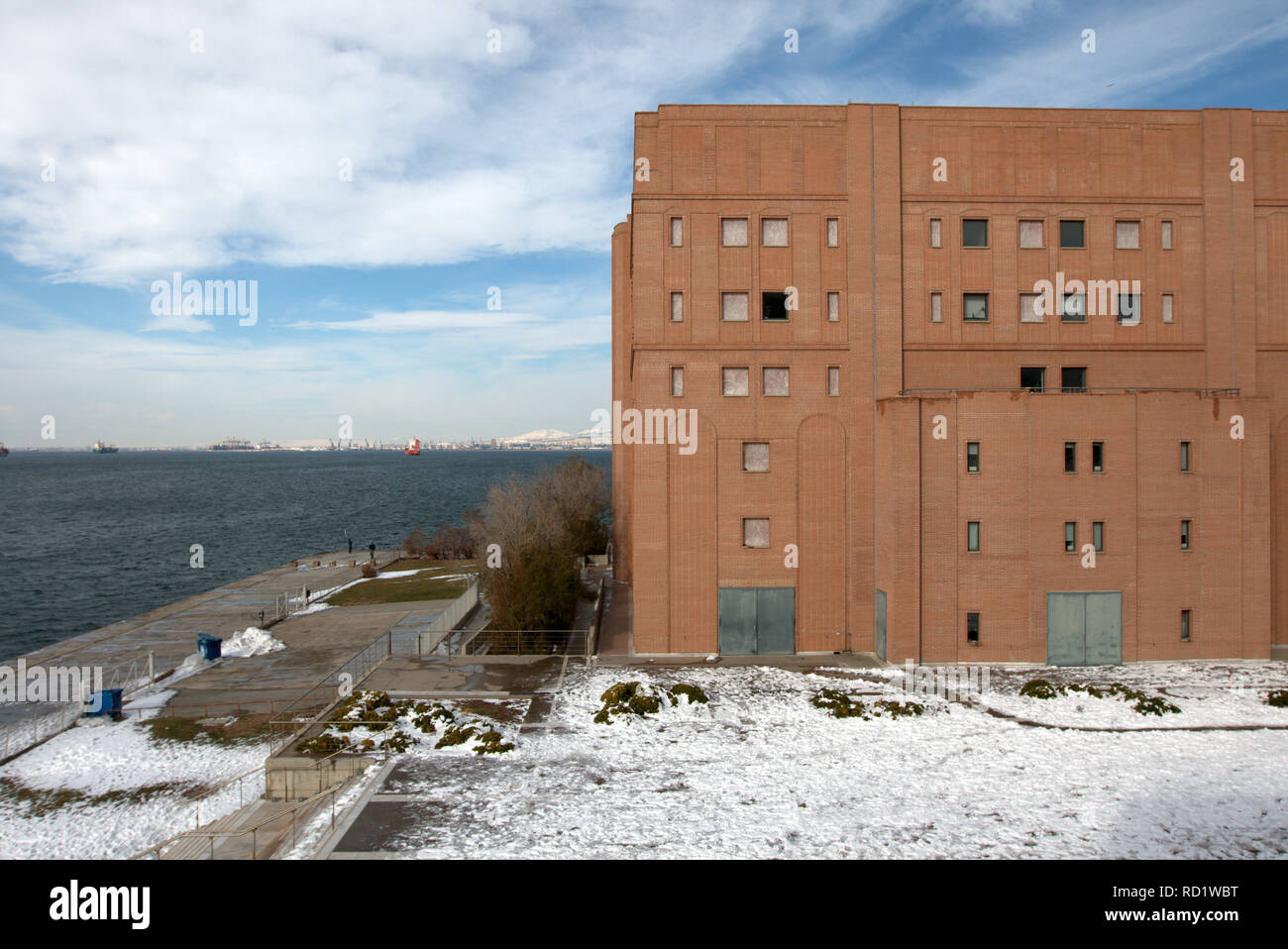 Thessaloniki Concert Hall, a centre for performing arts in Thessaloniki, Greece. Stock Photo