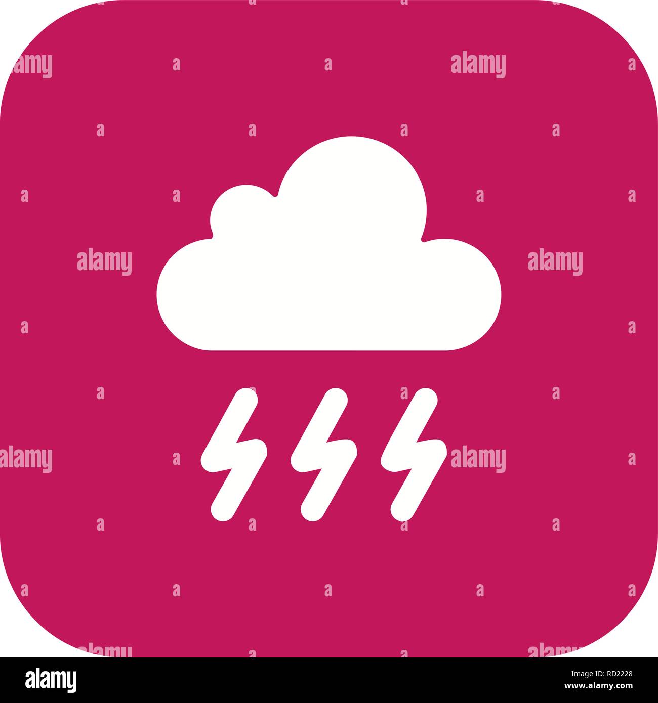 Storm Vector Icon For Personal And Commercial Use............. Stock Vector