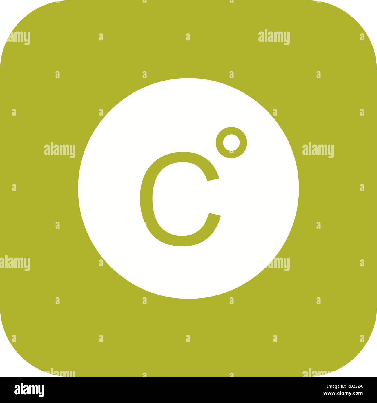 Celsius Vector Icon For Personal And Commercial Use............. Stock Vector