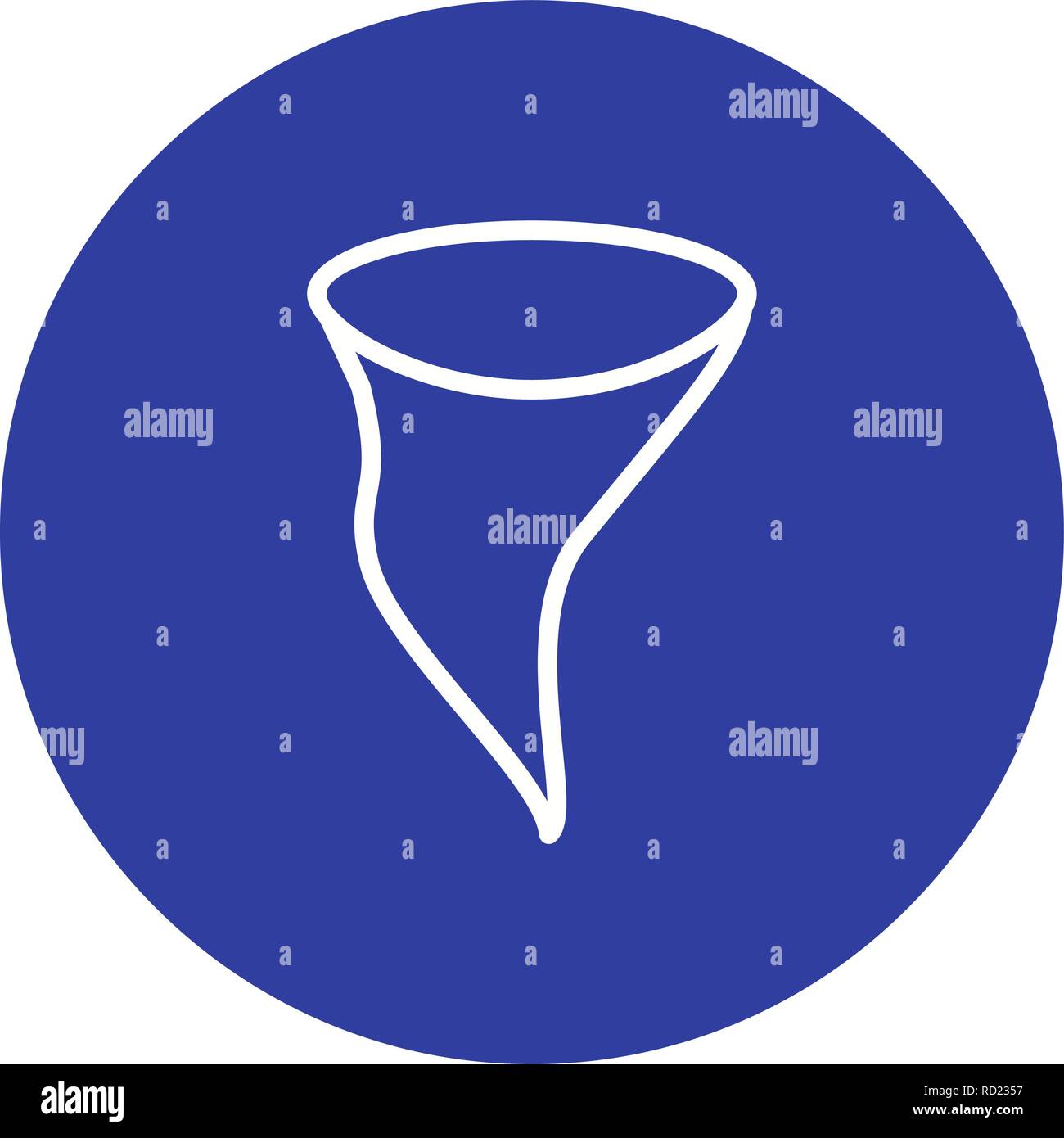 Tornado Vector Icon For Personal And Commercial Use............. Stock Vector