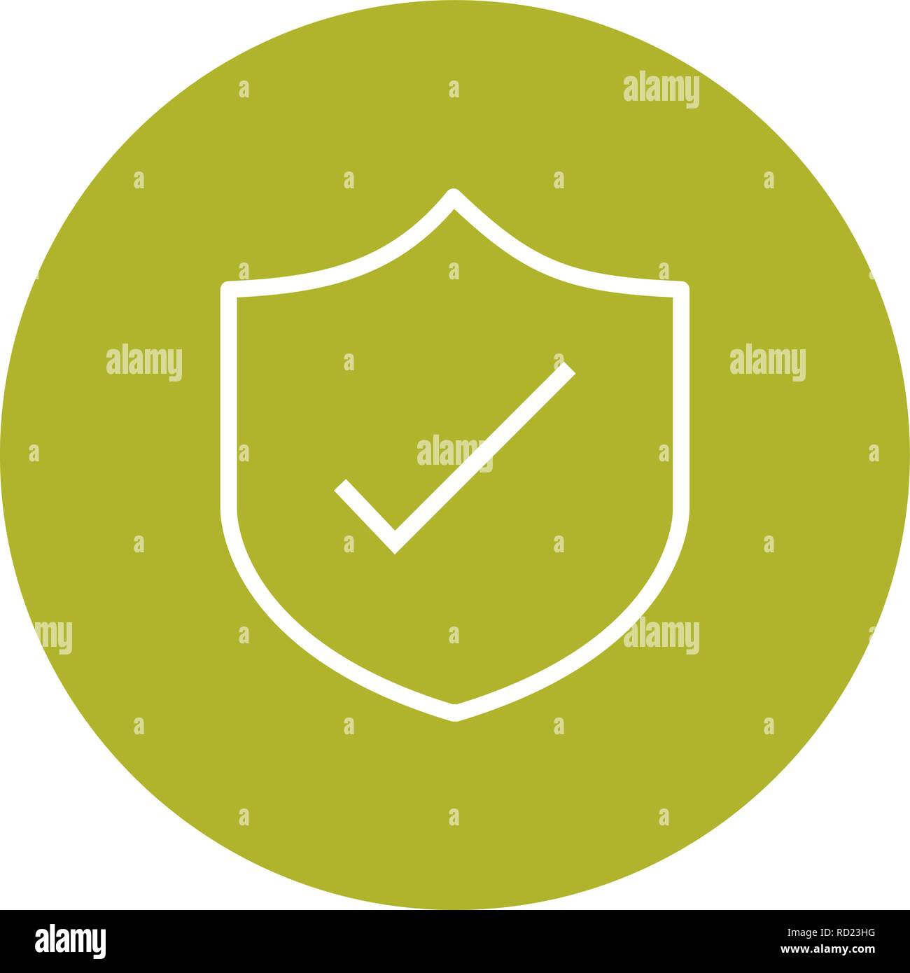 Shield Vector Icon For Personal And Commercial Use............. Stock Vector