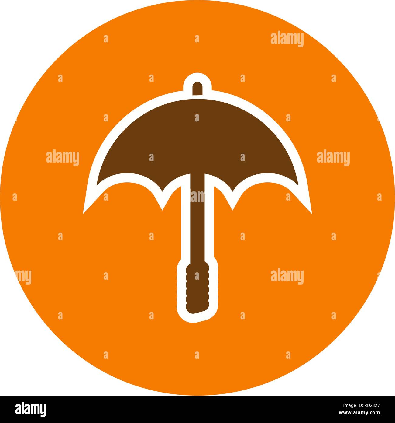 Umbrella Vector Icon For Personal And Commercial Use............. Stock Vector