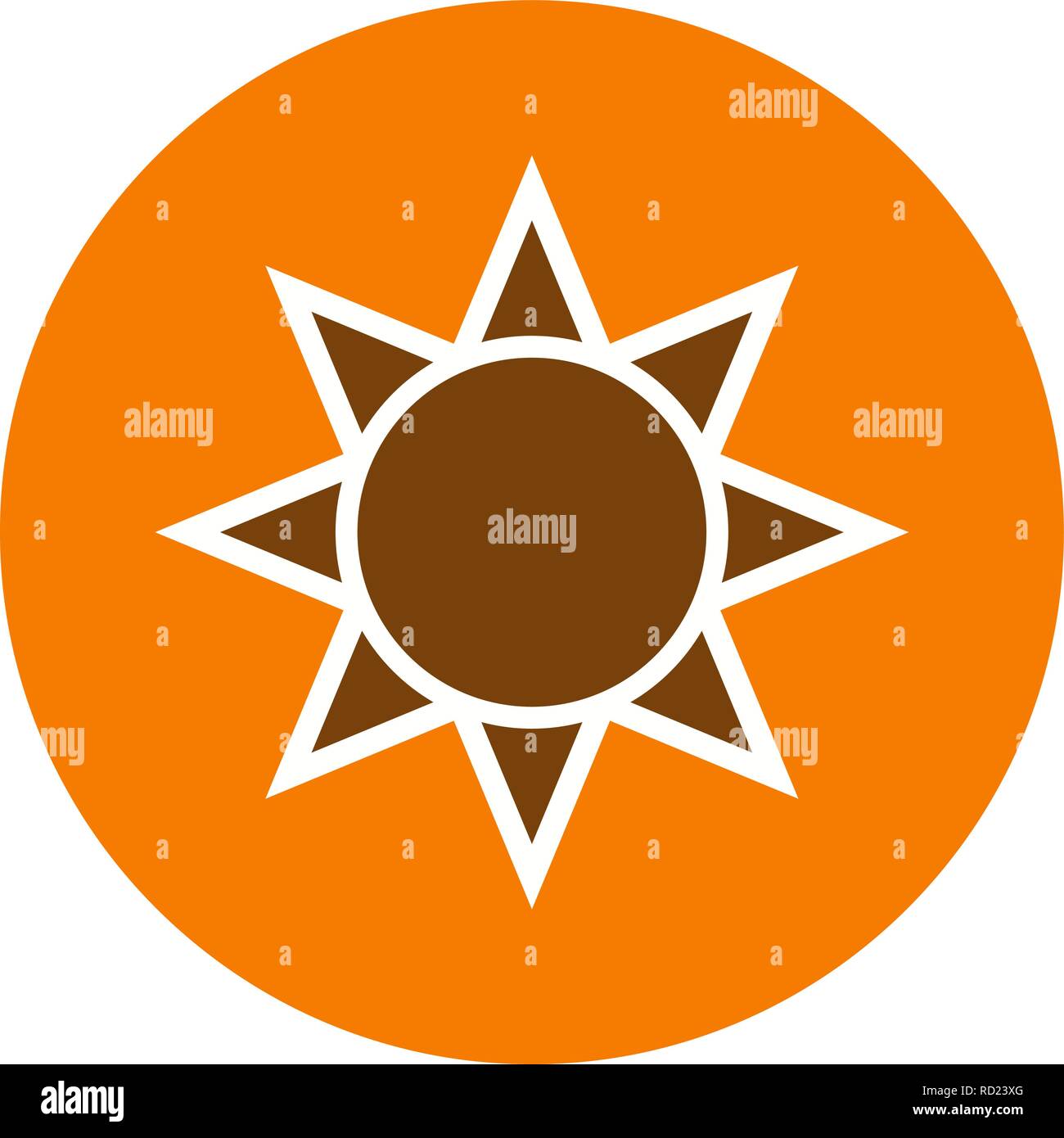 Brightness Vector Icon For Personal And Commercial Use............. Stock Vector