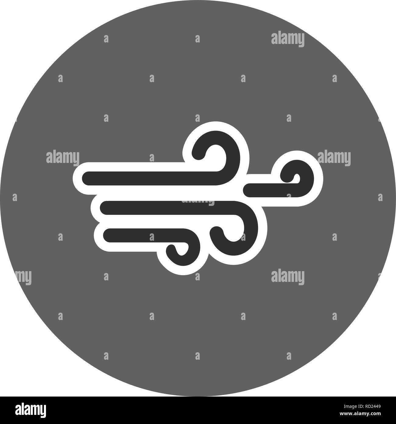 Wind Vector Icon Vector Icon For Personal And Commercial Use............. Stock Vector