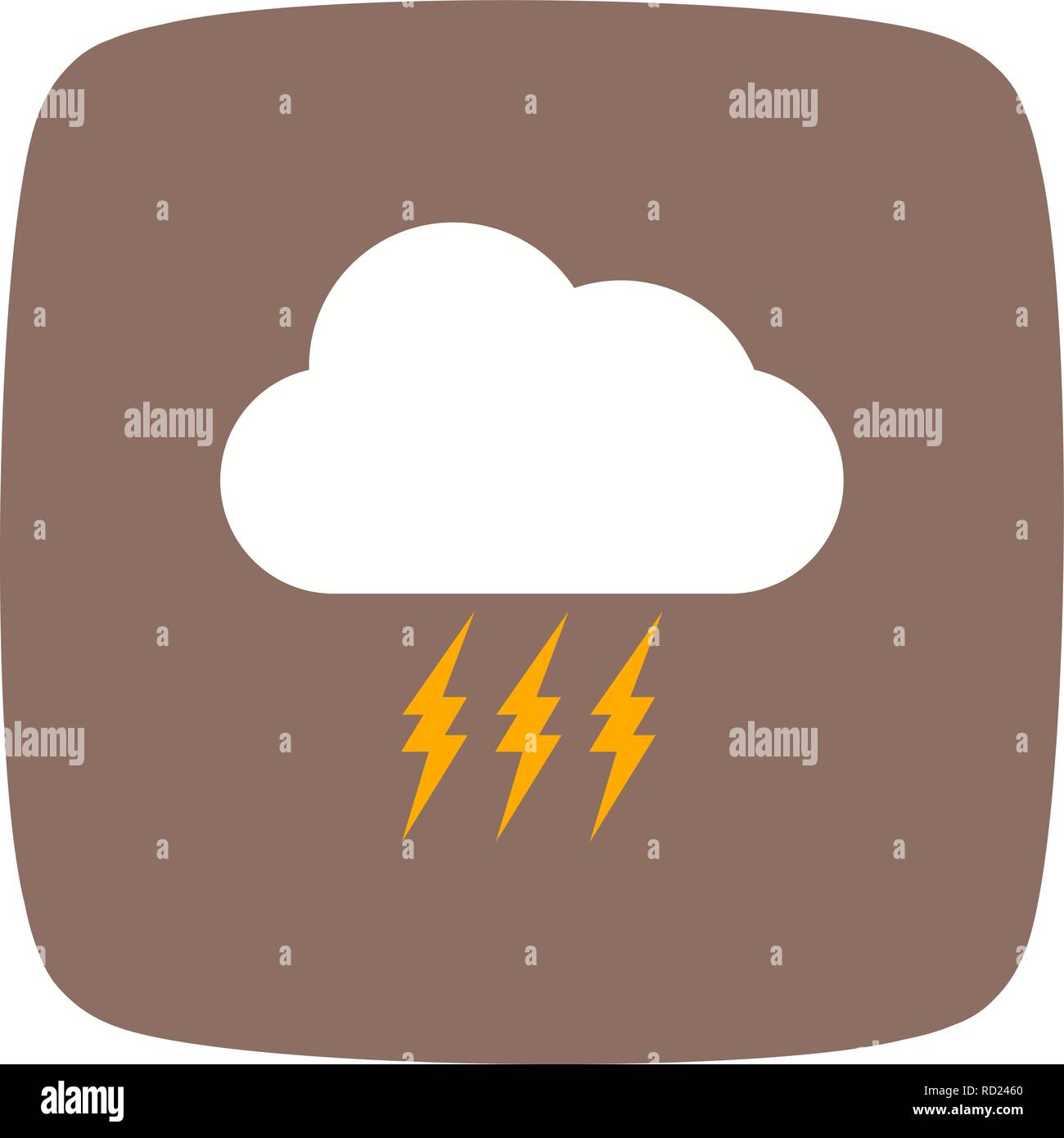 Storm Vector Icon For Personal And Commercial Use............. Stock Vector