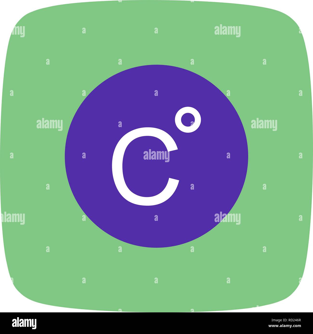 Celsius Vector Icon For Personal And Commercial Use............. Stock Vector