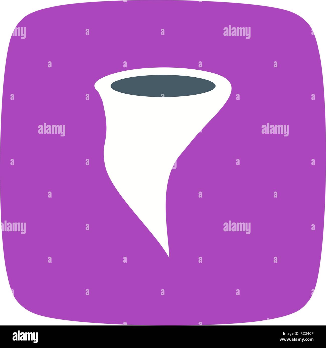 Tornado Vector Icon For Personal And Commercial Use............. Stock Vector