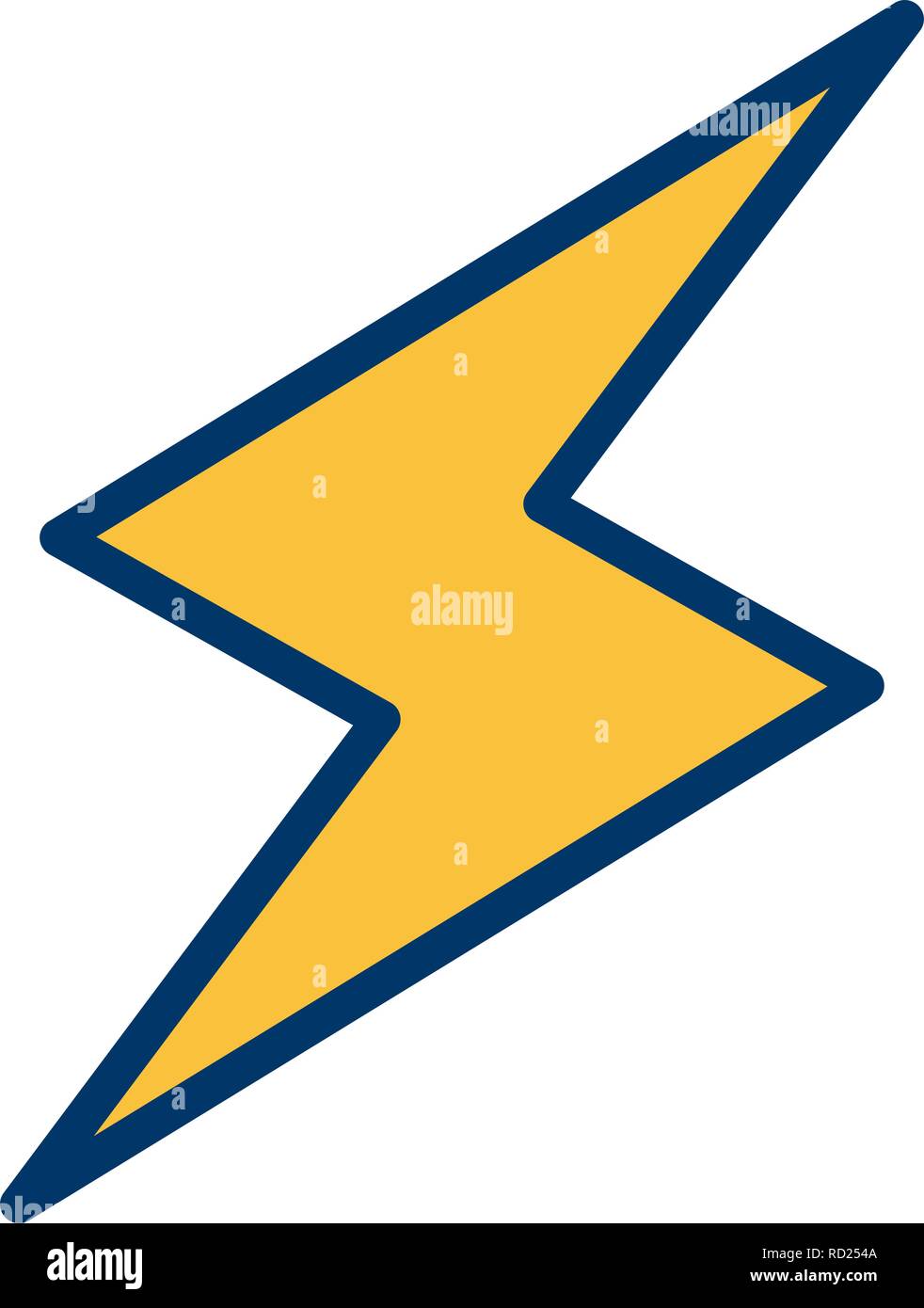 Lightning Button Vector Icon For Personal And Commercial Use............. Stock Vector