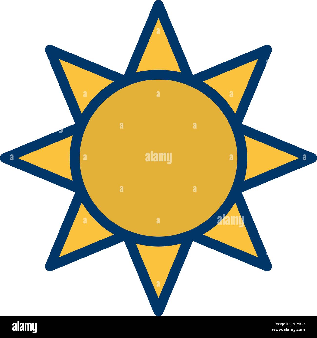 Brightness Vector Icon For Personal And Commercial Use............. Stock Vector
