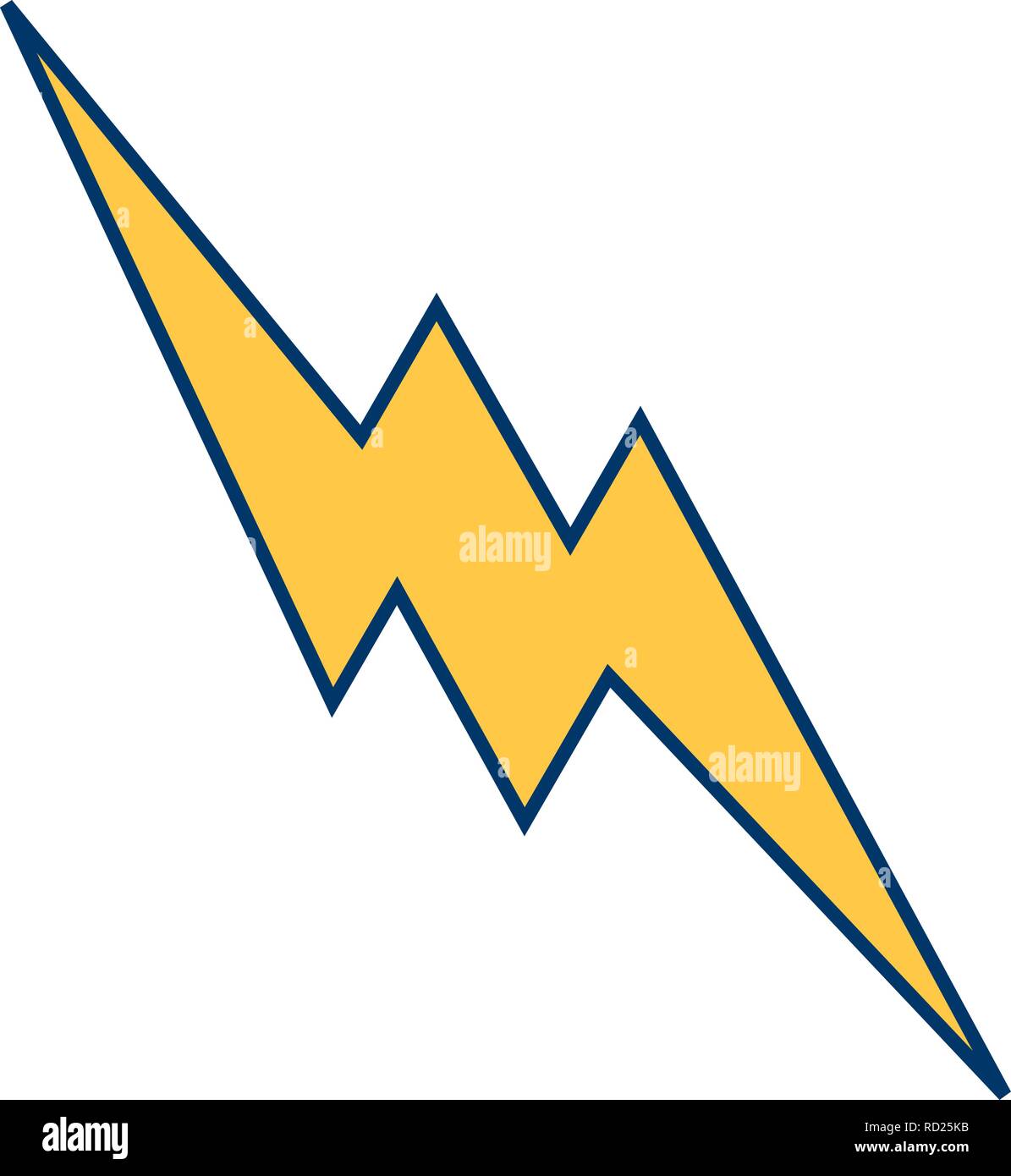 Lightning Button Vector Icon For Personal And Commercial Use............. Stock Vector