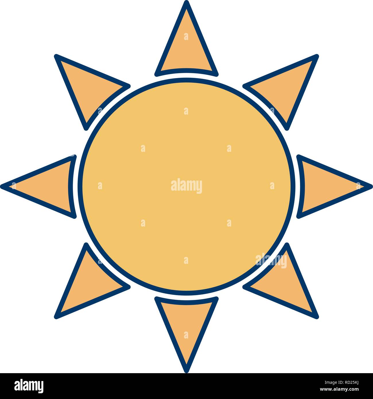 Brightness Vector Icon For Personal And Commercial Use............. Stock Vector