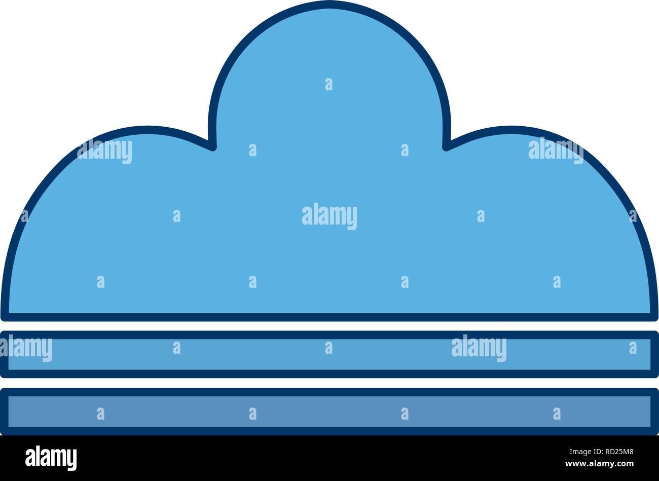 Fog Vector Icon For Personal And Commercial Use............. Stock Vector
