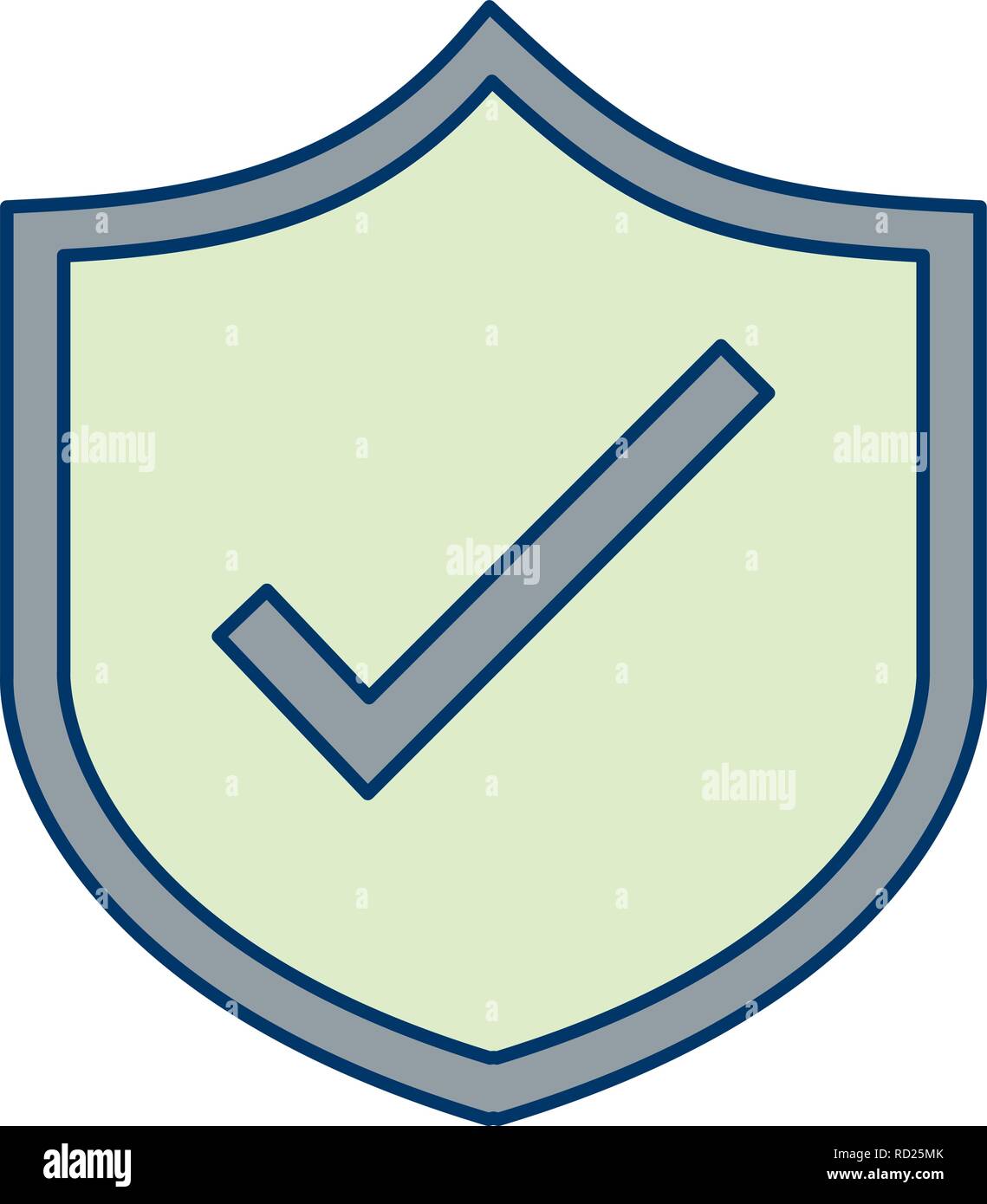 Shield Vector Icon For Personal And Commercial Use............. Stock Vector