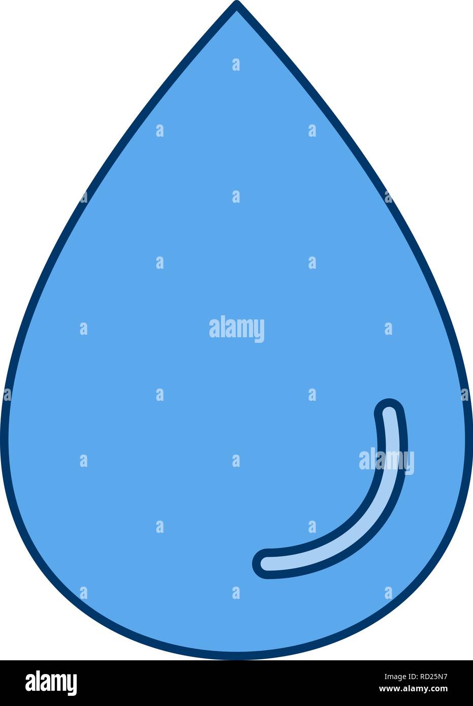 Rain Drop Vector High Resolution Stock Photography and Images - Alamy