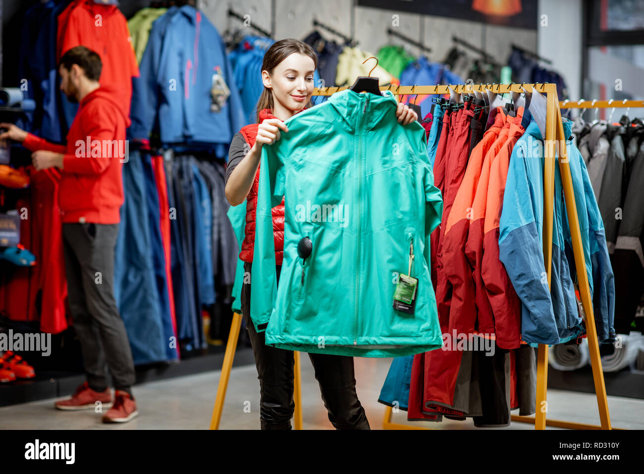 winter clothes shopping