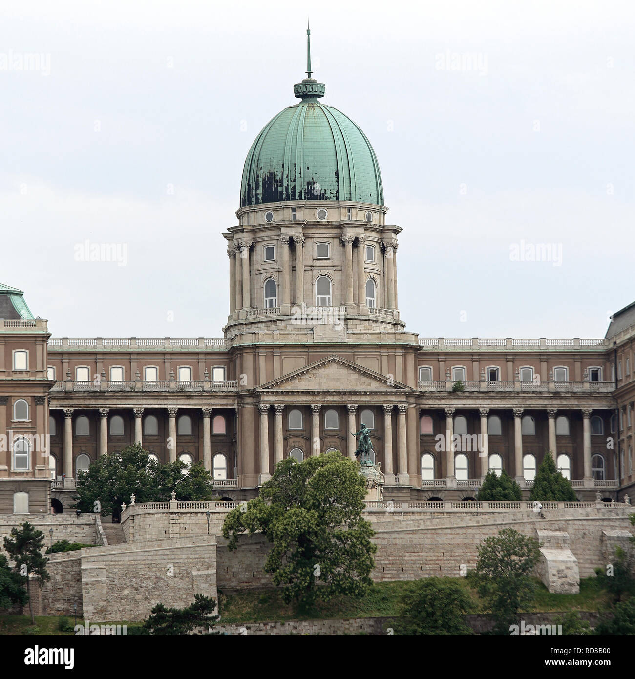 Historic Royal Buda Palace at Castle Hill in Budapest Stock Photo - Alamy