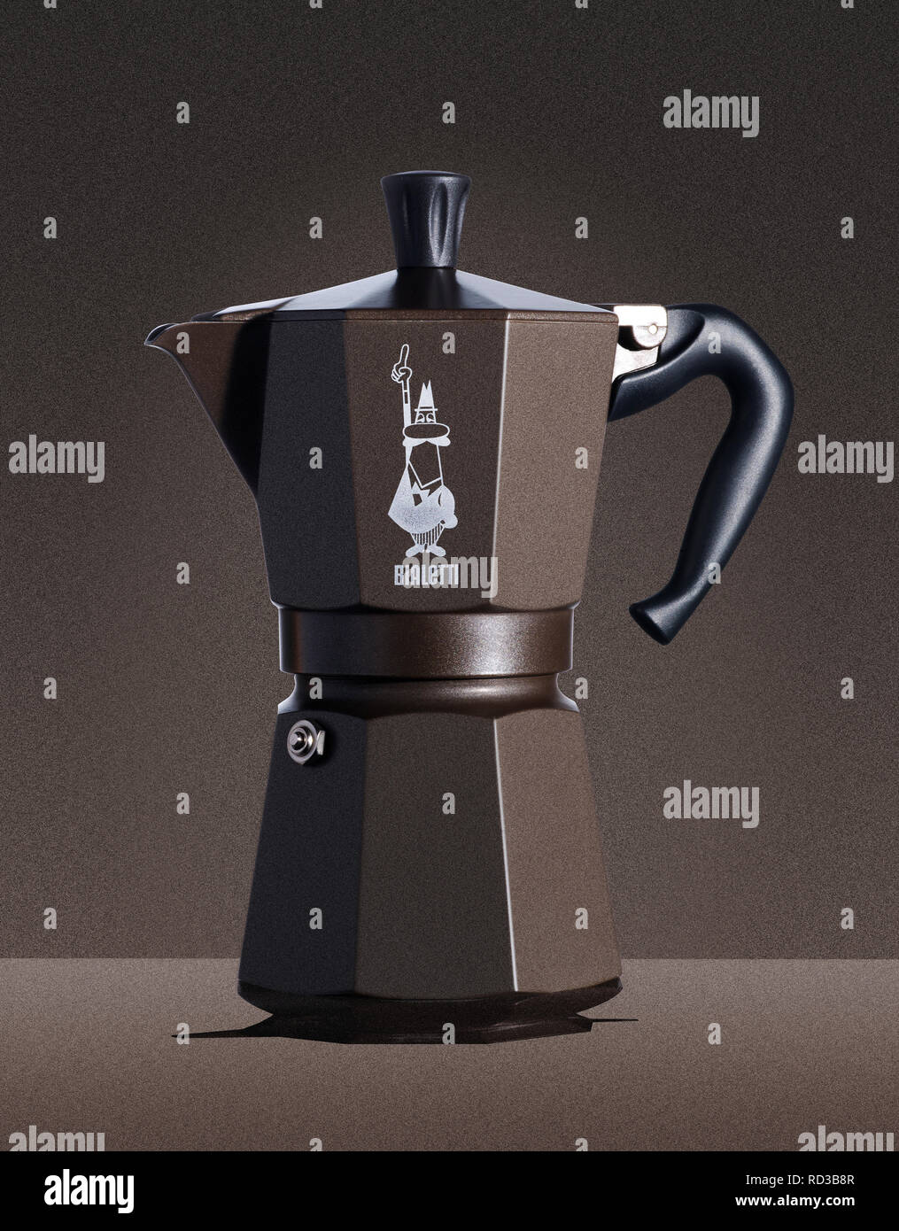 The Italian coffee maker (mocha coffee maker) - greca, macchinetta Stock  Photo - Alamy