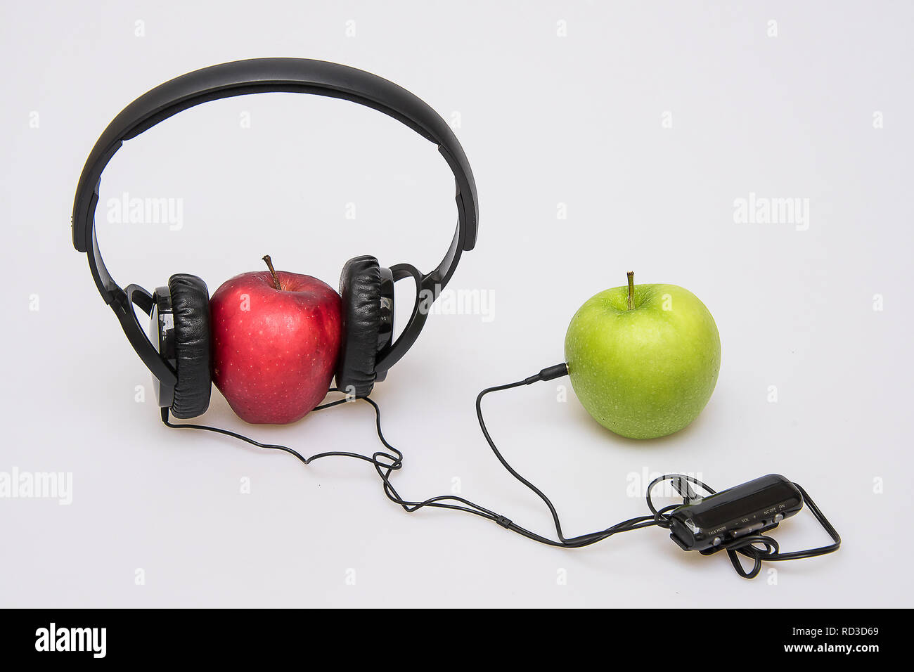 Apple music concept Stock Photo