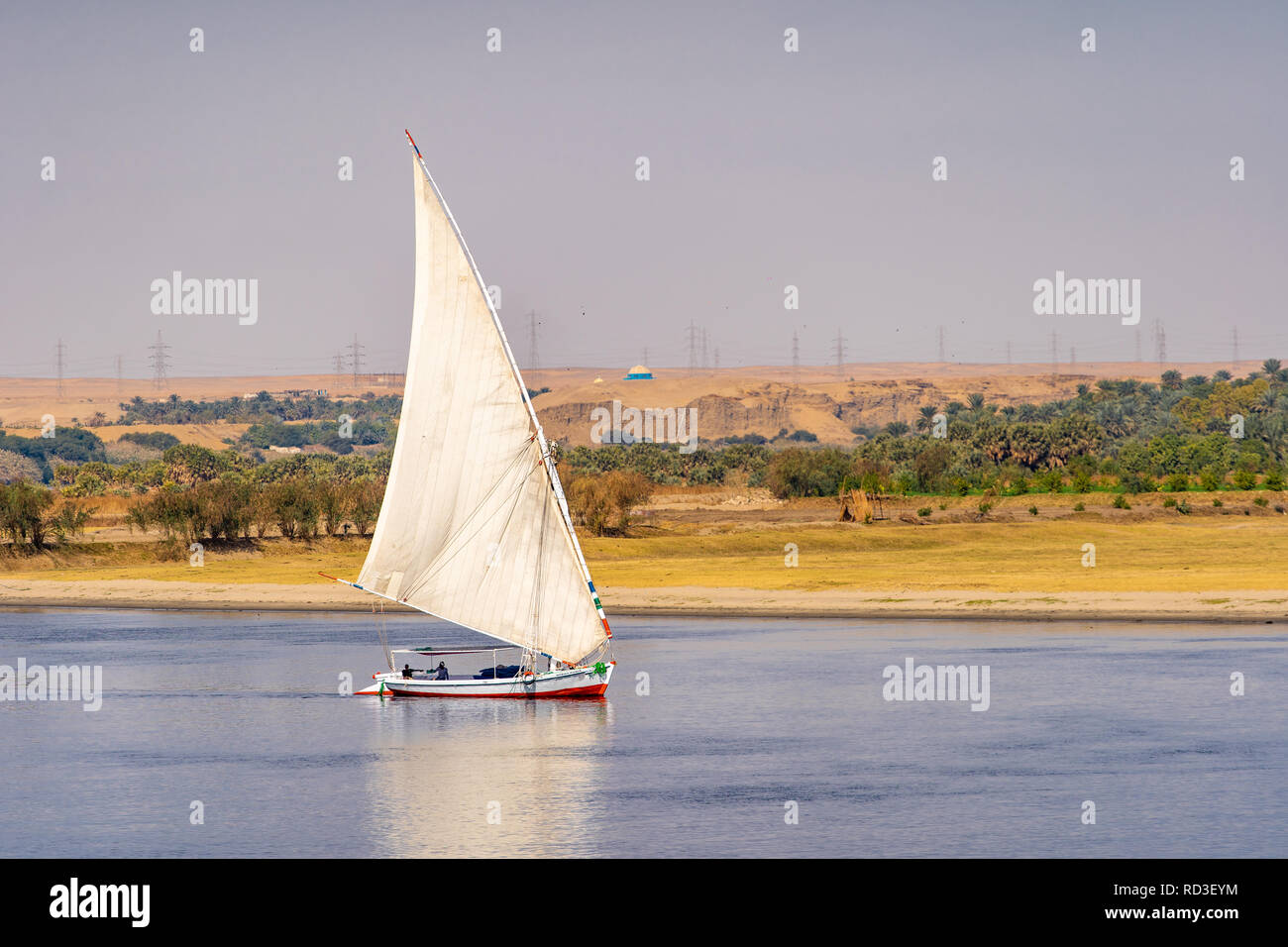 Life On The River Nile The Longest River In The World Stock Photo - Alamy