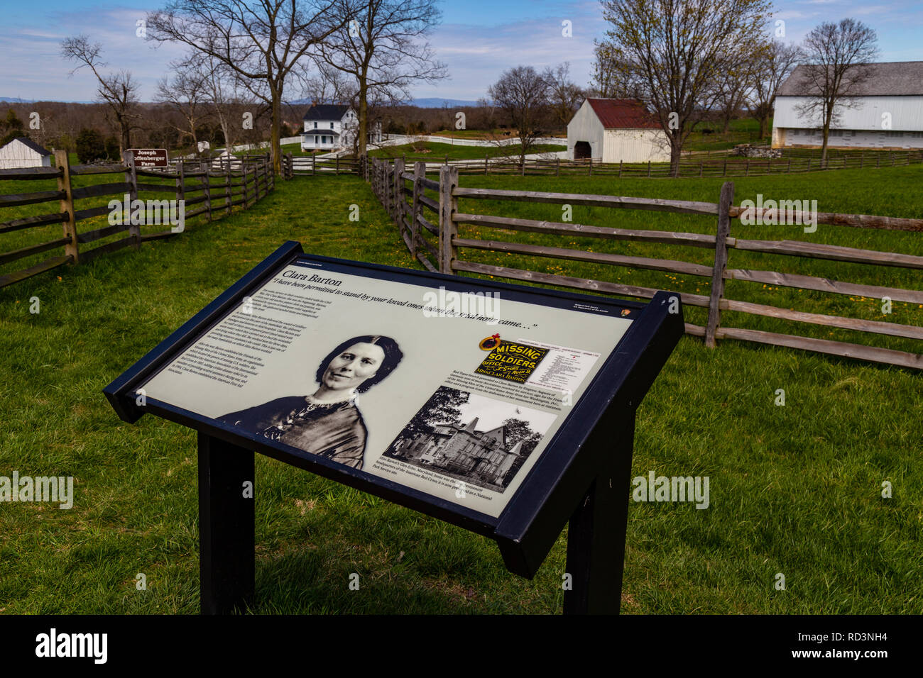 Sharpsburg, MD, USA April 10, 2016 The battlefield information guide