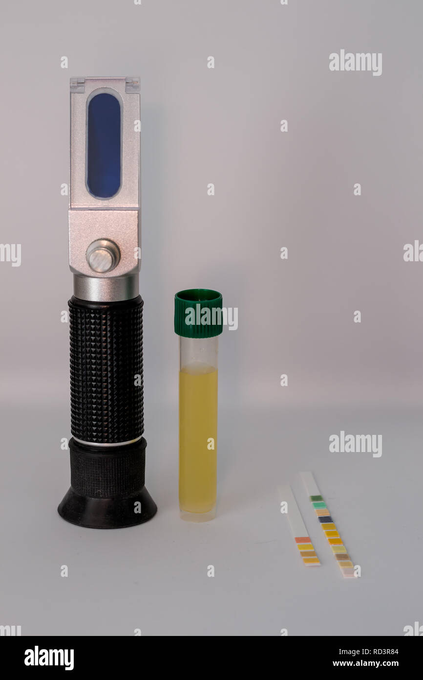 quick tests for urine sample Stock Photo Alamy