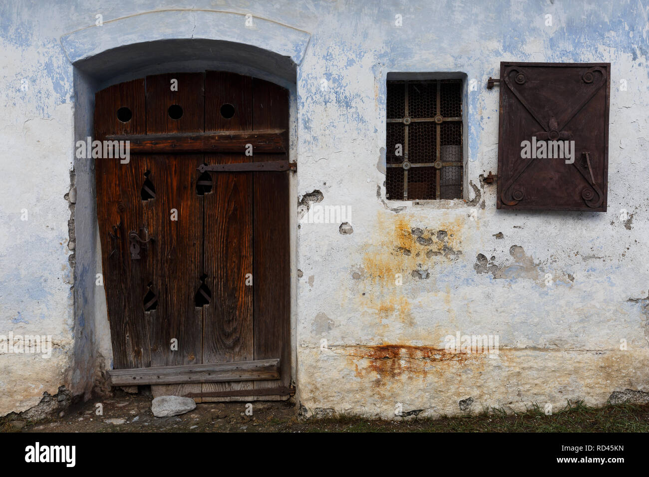 Window And Door Of A Traditional Granary In Bela Dulice Village