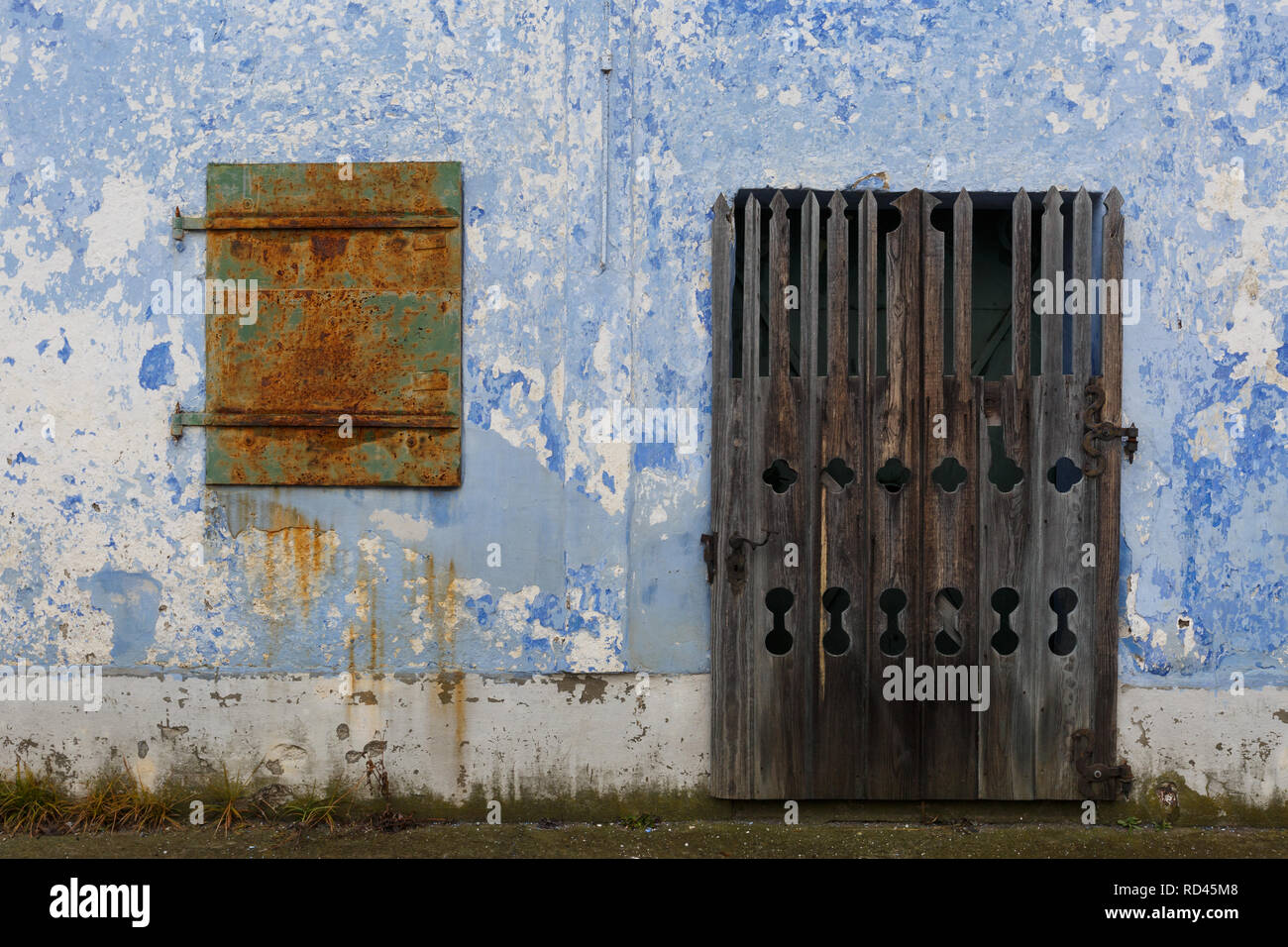 Window And Door Of A Traditional Granary In Bela Dulice