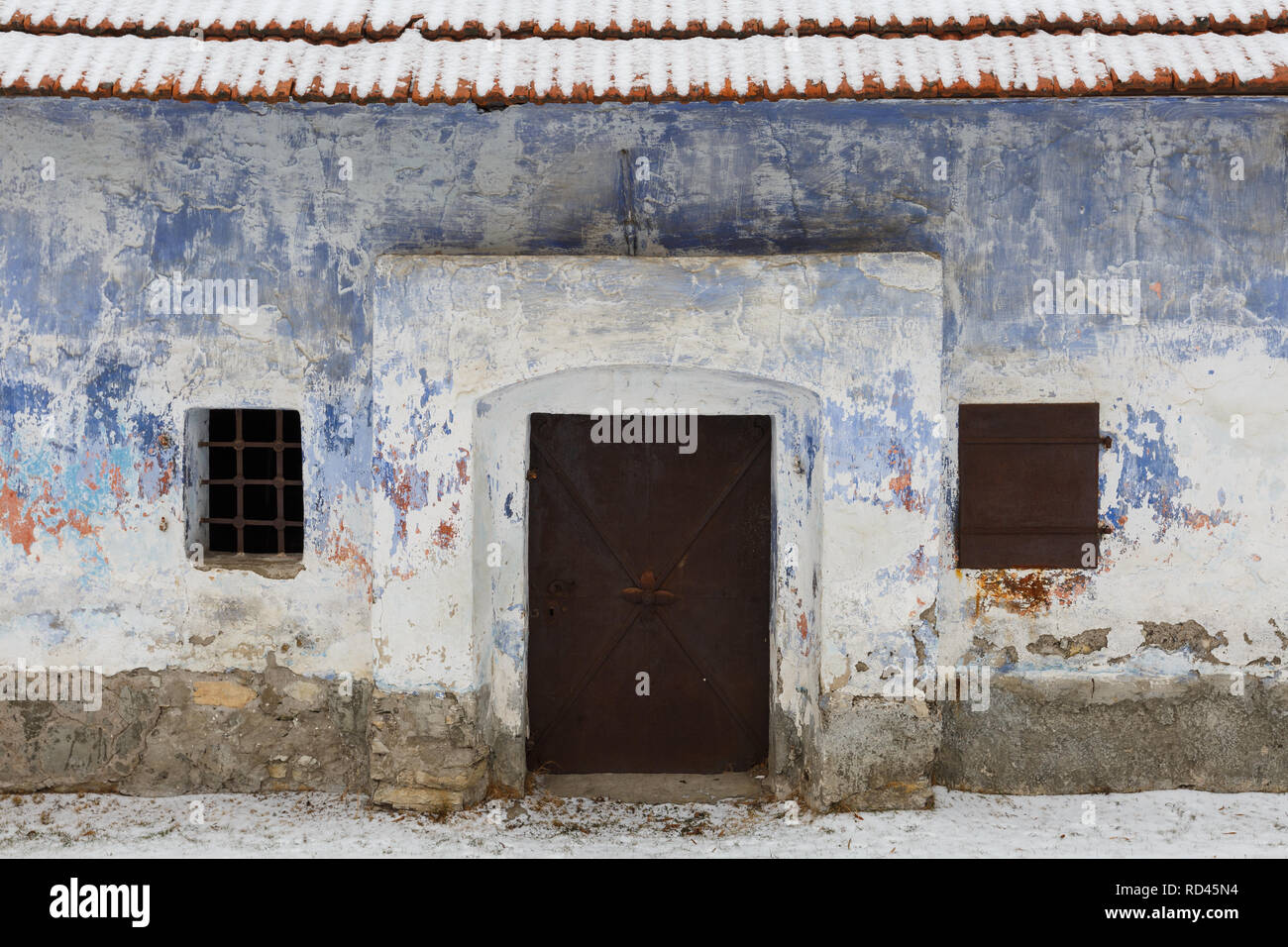 Window And Door Of A Traditional Granary In Bela Dulice