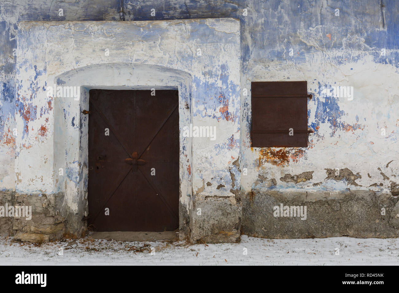 Window And Door Of A Traditional Granary In Bela Dulice Village