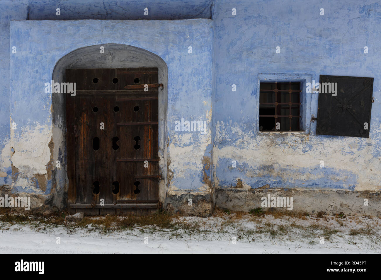 Window And Door Of A Traditional Granary In Bela Dulice